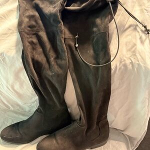 Black Over the Knee Boots